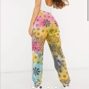 Jaded London oversized tie-dye sweatpants